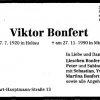 Bonfert Viktor 1920-1990 Todesanzeige